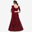 Load image into Gallery viewer, Dark Red Color Lehenga Choli with Heavy Embroidery Work ClothsVilla