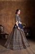 Load image into Gallery viewer, Demanding Navy Blue Sequins Raw Silk Wedding Lehenga Choli ClothsVilla