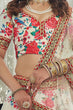 Load image into Gallery viewer, Ravishing White Floral Printed Art Silk Lehenga Choli With Dupatta ClothsVilla