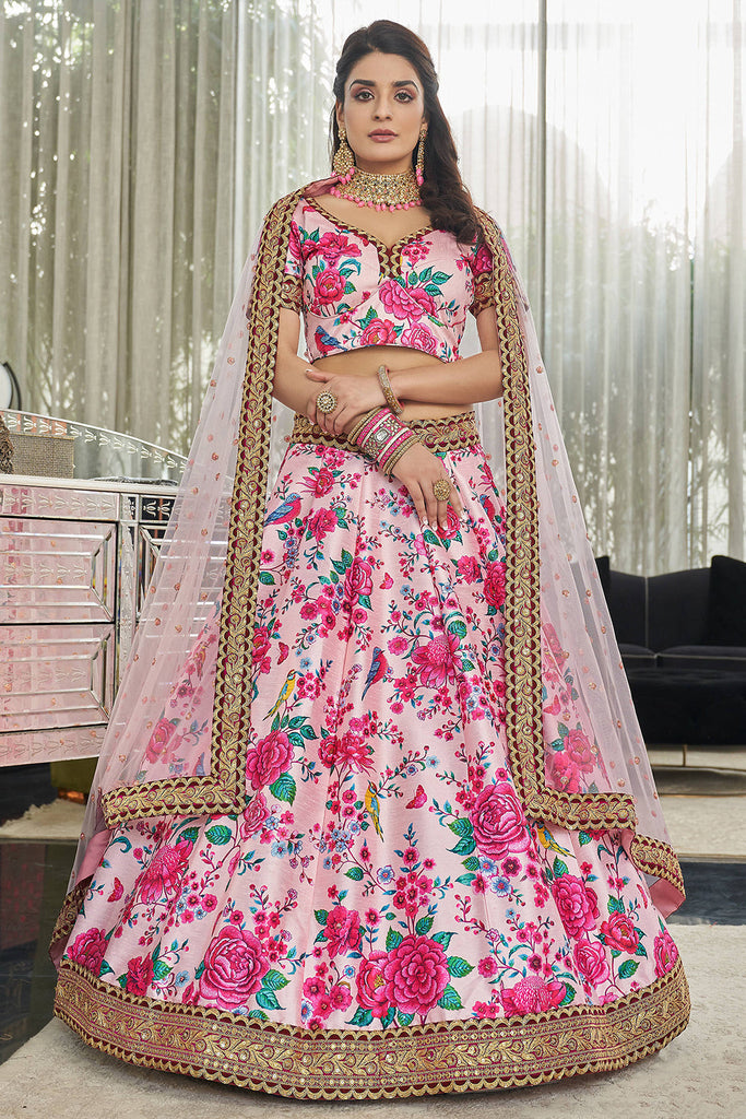 Embroidered Velvet Bridal Lehenga with Double Chunni in Maroon color-8 –  Saundaryam Fashions