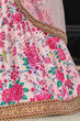 Load image into Gallery viewer, Incredible Light Pink Floral Printed Art Silk Lehenga Choli With Dupatta ClothsVilla