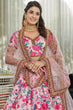 Load image into Gallery viewer, Incredible Light Pink Floral Printed Art Silk Lehenga Choli With Dupatta ClothsVilla
