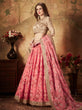 Load image into Gallery viewer, Ravishing Pink Sabyasachi Digital Printed Organza Party Wear Lehenga Choli With Blouse ClothsVilla