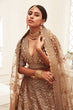 Load image into Gallery viewer, Breathtaking Brown Heavily Sequins Silk Bridal Lehenga Choli ClothsVilla