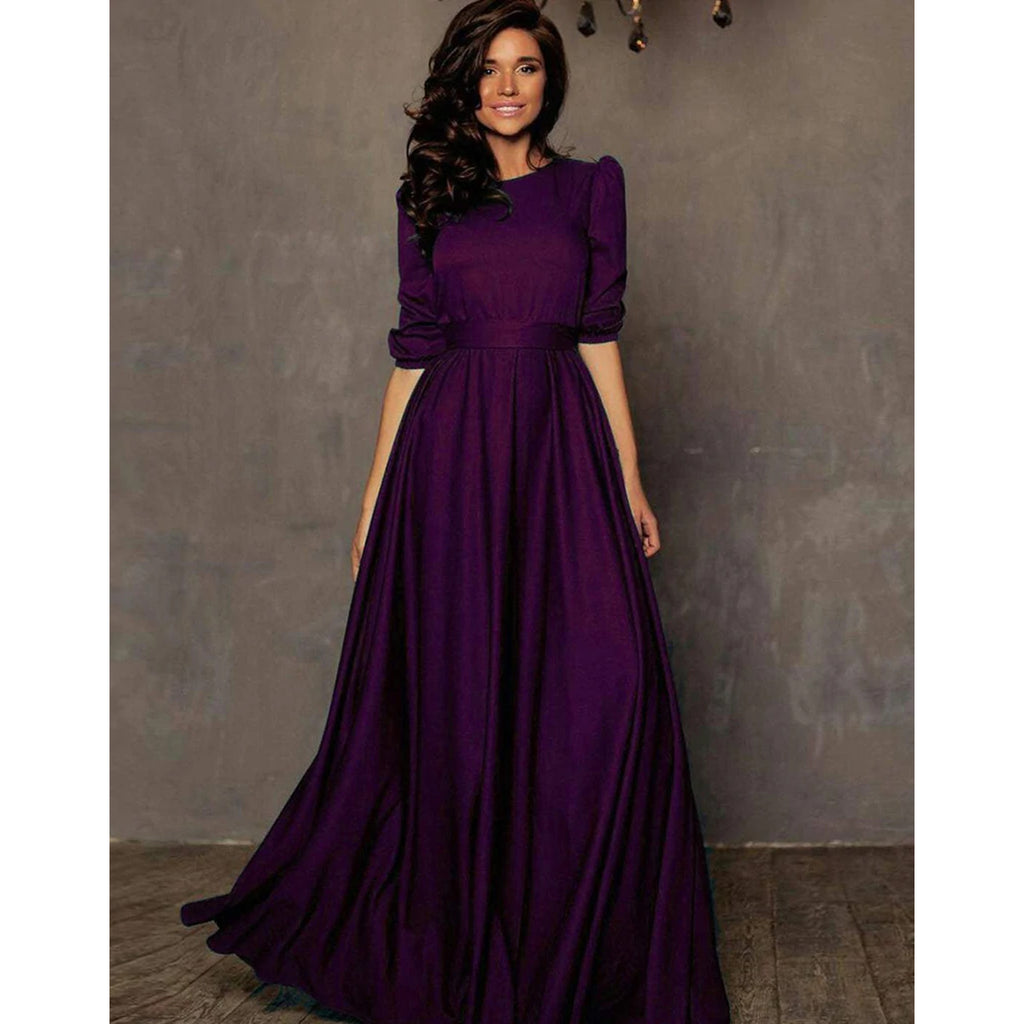 Designer Tapeta Silk Floor Length Dress ClothsVilla