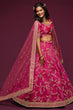Load image into Gallery viewer, Gorgeous Pink Thread Embroidered Silk Wedding Wear Lehenga Choli ClothsVilla