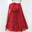 Eye Captivating Ruby Red Georgette Resham Embroidery Work Lehenga Choli ClothsVilla