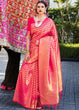 Load image into Gallery viewer, Hot Pink Handloom Weave Kanjivaram Silk Saree Clothsvilla