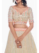 Load image into Gallery viewer, White Soft Net Embroidered Designer Lehenga Choli Clothsvilla