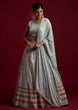 Load image into Gallery viewer, Beautiful Grey Georgette Designer Lehenga Choli Clothsvilla