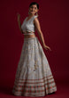 Load image into Gallery viewer, Beautiful Grey Georgette Designer Lehenga Choli Clothsvilla