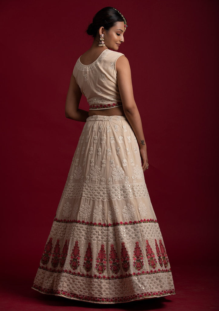 Gorgeous White Color Designer Lehenga Choli Buy Now – Joshindia