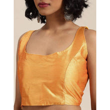 Load image into Gallery viewer, Full sequence Grey Saree with Orange Blouse ClothsVilla