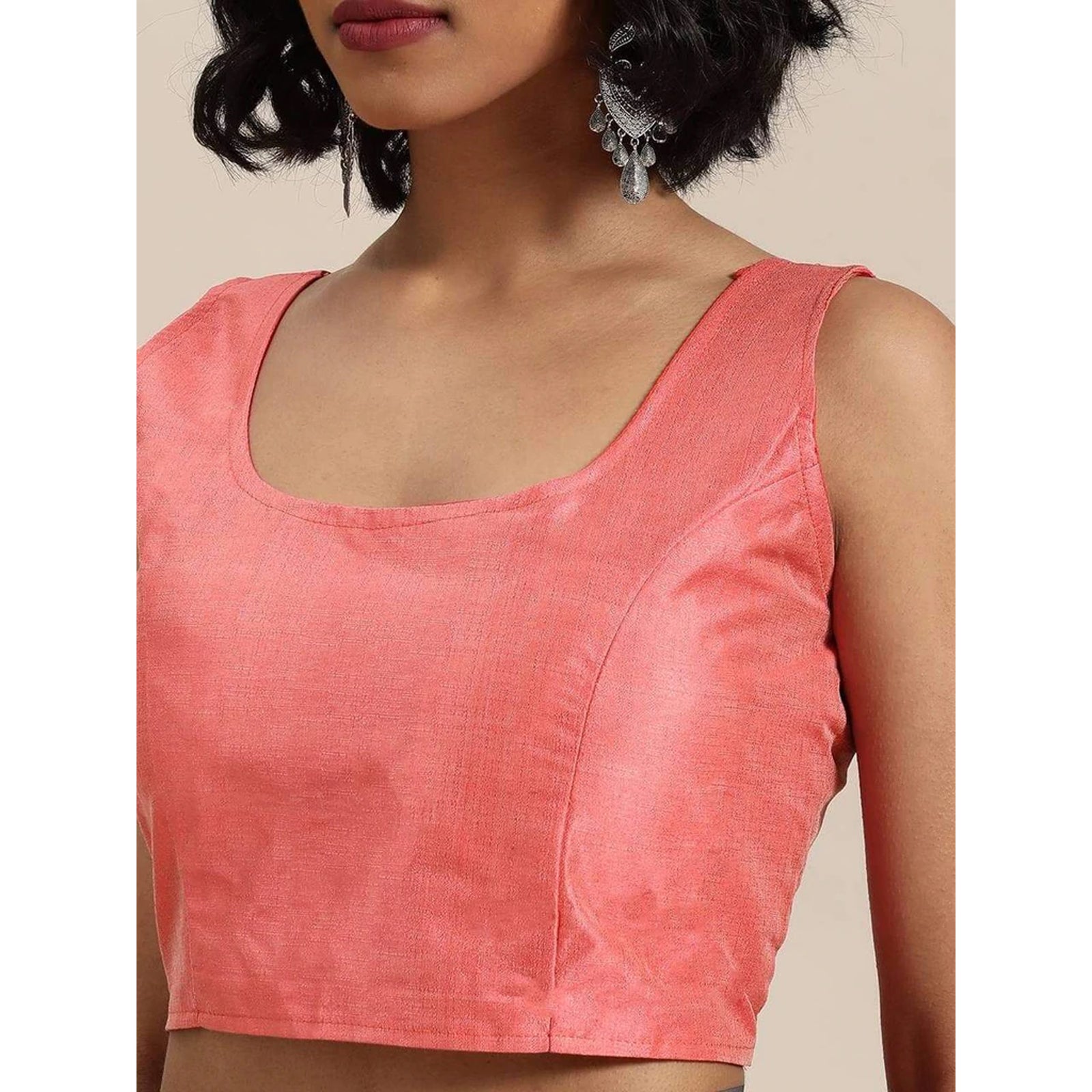 Full sequence Grey Saree with Pink Blouse ClothsVilla
