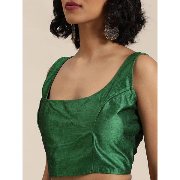 Full sequence Light Green Saree with Green Blouse ClothsVilla