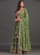 Load image into Gallery viewer, Green Multi Embroidery Traditional Lehenga Choli Clothsvilla