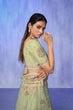Load image into Gallery viewer, Green Pakistani Net Lehenga Choli For Indian Festivals &amp; Weddings