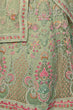 Load image into Gallery viewer, Green Pakistani Net Lehenga Choli For Indian Festivals &amp; Weddings