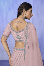Load image into Gallery viewer, Pink Pakistani Georgette Lehenga Choli For Indian Festivals &amp; Weddings