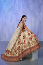 Load image into Gallery viewer, White Pakistani Velvet Lehenga Choli For Indian Festivals &amp; Weddings