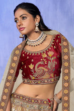 Load image into Gallery viewer, White Pakistani Velvet Lehenga Choli For Indian Festivals &amp; Weddings