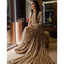 Gold Color Shimmer Party Wear Glitter Sequence Saree for Wedding ClothsVilla