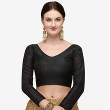 Load image into Gallery viewer, Gold Lehenga with Embroidery Work and Black Top ClothsVilla