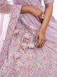 Load image into Gallery viewer, Lilac Soft Net Embroidered Designer Lehenga Choli Clothsvilla
