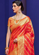 Load image into Gallery viewer, Ferrari Red Woven Patola Silk Saree Clothsvilla