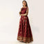 Maroon Color Box Cut Soft Silk Gown ClothsVilla