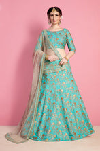 Load image into Gallery viewer, Neon Green New Designer Lehenga Choli Clothsvilla