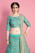 Load image into Gallery viewer, Neon Green New Designer Lehenga Choli Clothsvilla