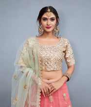 Load image into Gallery viewer, Pink New Designer Lehenga Clothsvilla