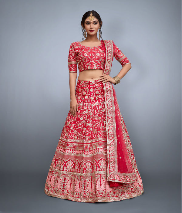 Pink New Designer Lehenga Choli Clothsvilla