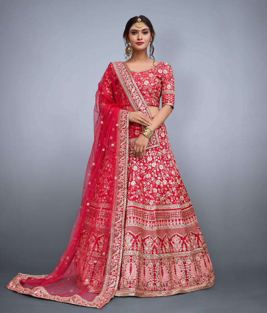 Pink New Designer Lehenga Choli Clothsvilla