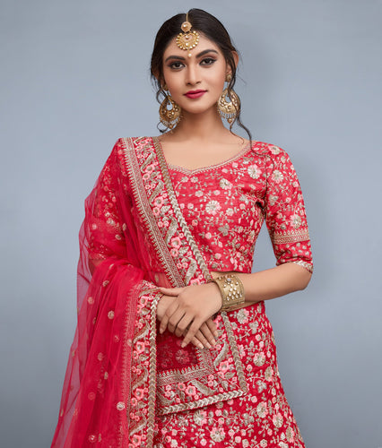 Pink New Designer Lehenga Choli Clothsvilla