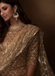 Load image into Gallery viewer, Beige Traditional Embroidered Gharara Suit Clothsvilla
