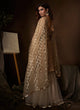 Load image into Gallery viewer, Beige Traditional Embroidered Gharara Suit Clothsvilla