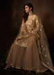 Load image into Gallery viewer, Copper Traditional Embroidered Gharara Suit Clothsvilla