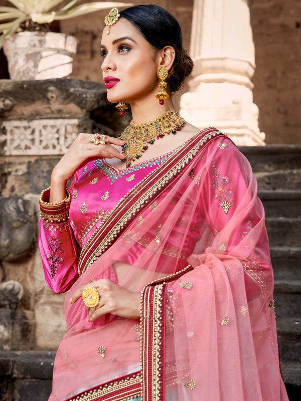 Modern Semi Stitched Sea Green Lehenga Choli Clothsvilla