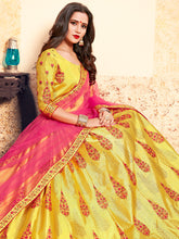 Load image into Gallery viewer, Designer Soft Net Semi Stitched Lehenga Choli Clothsvilla