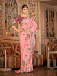 Load image into Gallery viewer, Pink Organza Embroidered Saree With Unstitched Blouse Clothsvilla
