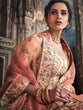 Load image into Gallery viewer, Peach Art Silk Semi Stitched Lehenga With Unstitched Blouse Clothsvilla