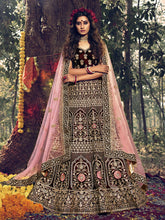 Load image into Gallery viewer, Fancy Maroon  Semi Stitched Lehenga With  Unstitched Blouse Clothsvilla