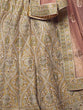 Load image into Gallery viewer, Olive Embroidered Soft Net Semi Stitched Lehenga With Unstitched Blouse Clothsvilla