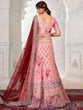 Load image into Gallery viewer, Women's Peach Silk  Semi stitched Lehenga With Unstitched Blouse Clothsvilla