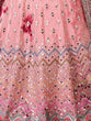 Load image into Gallery viewer, Women's Peach Silk  Semi stitched Lehenga With Unstitched Blouse Clothsvilla