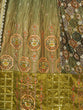 Load image into Gallery viewer, Stunning Olive Green Silk Semi Stitched Lehenga Choli Set Clothsvilla