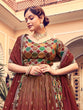 Load image into Gallery viewer, Designer Maroon Silk Semi Stitched Lehenga Choli Set Clothsvilla