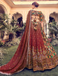 Load image into Gallery viewer, Designer Maroon Silk Semi Stitched Lehenga Choli Set Clothsvilla